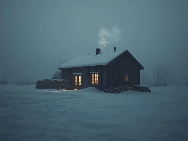 Winterimpression. Ruhe finden in der Winterstille